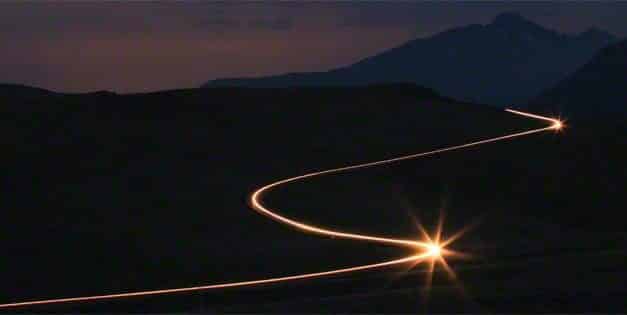 Light Trail at 12,000’